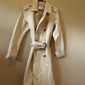 Tan Old Navy trench coat